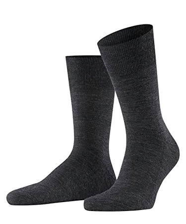 FALKE Herren Socken Airport Plus So Wolle Baumwolle einfarbig 1 Paar, Blau Dark Navy 6370, 43-44 im Sale